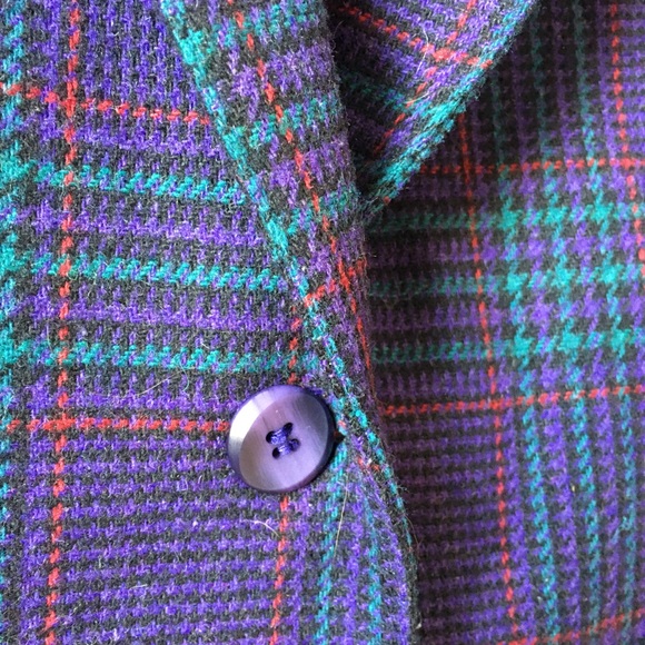 1980s Vintage Wool Blazer - Gary Petites - Picture 3 of 5